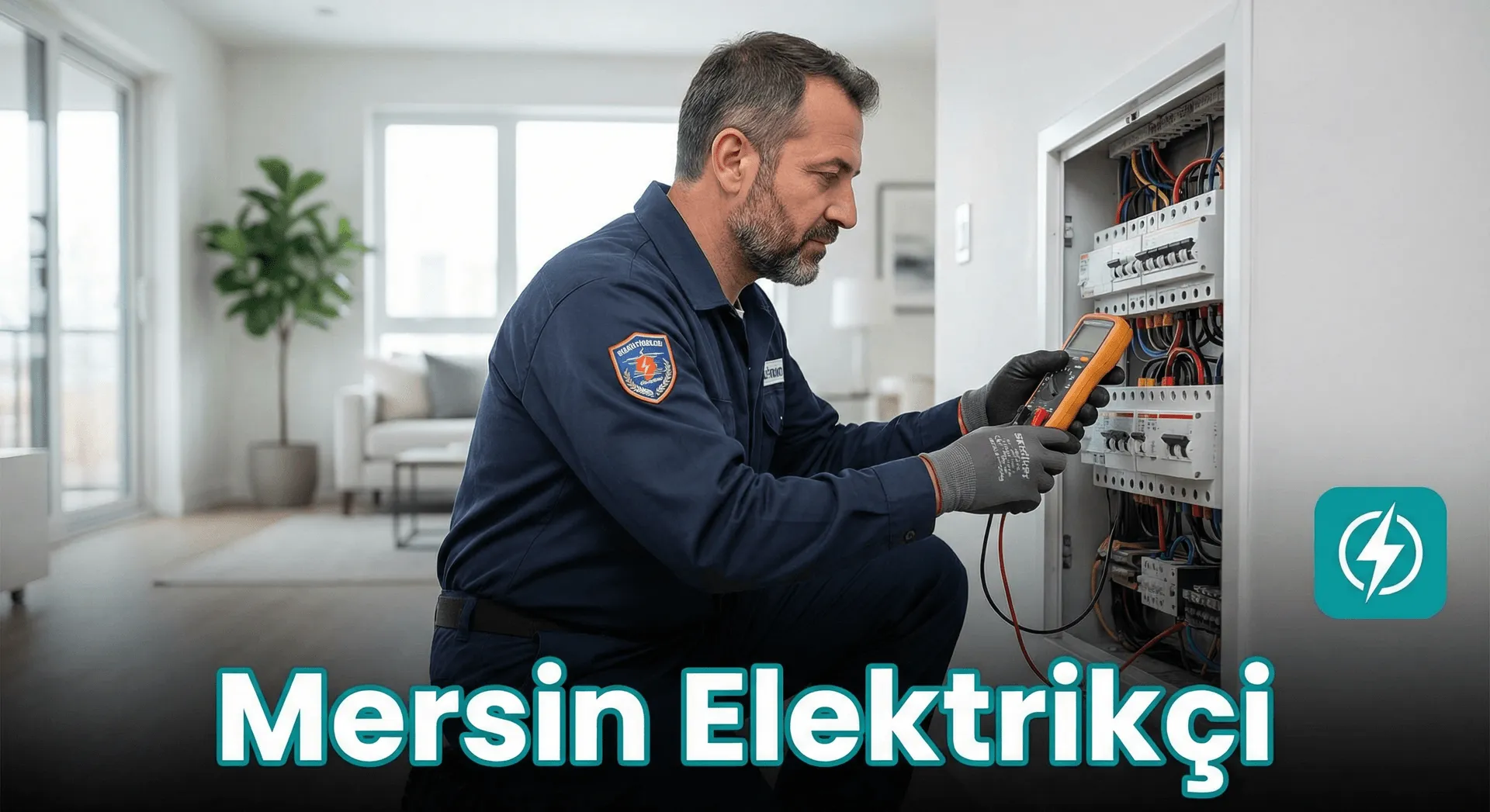 Mersin elektrikçi - 7/24 acil elektrik arıza, avize montajı ve teknik servis hizmeti. 30 dakikada kapınızdayız.