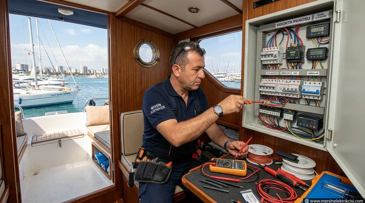0 532 174 20 18 | Mersin Marina Tekne Elektrik Arıza Servisi